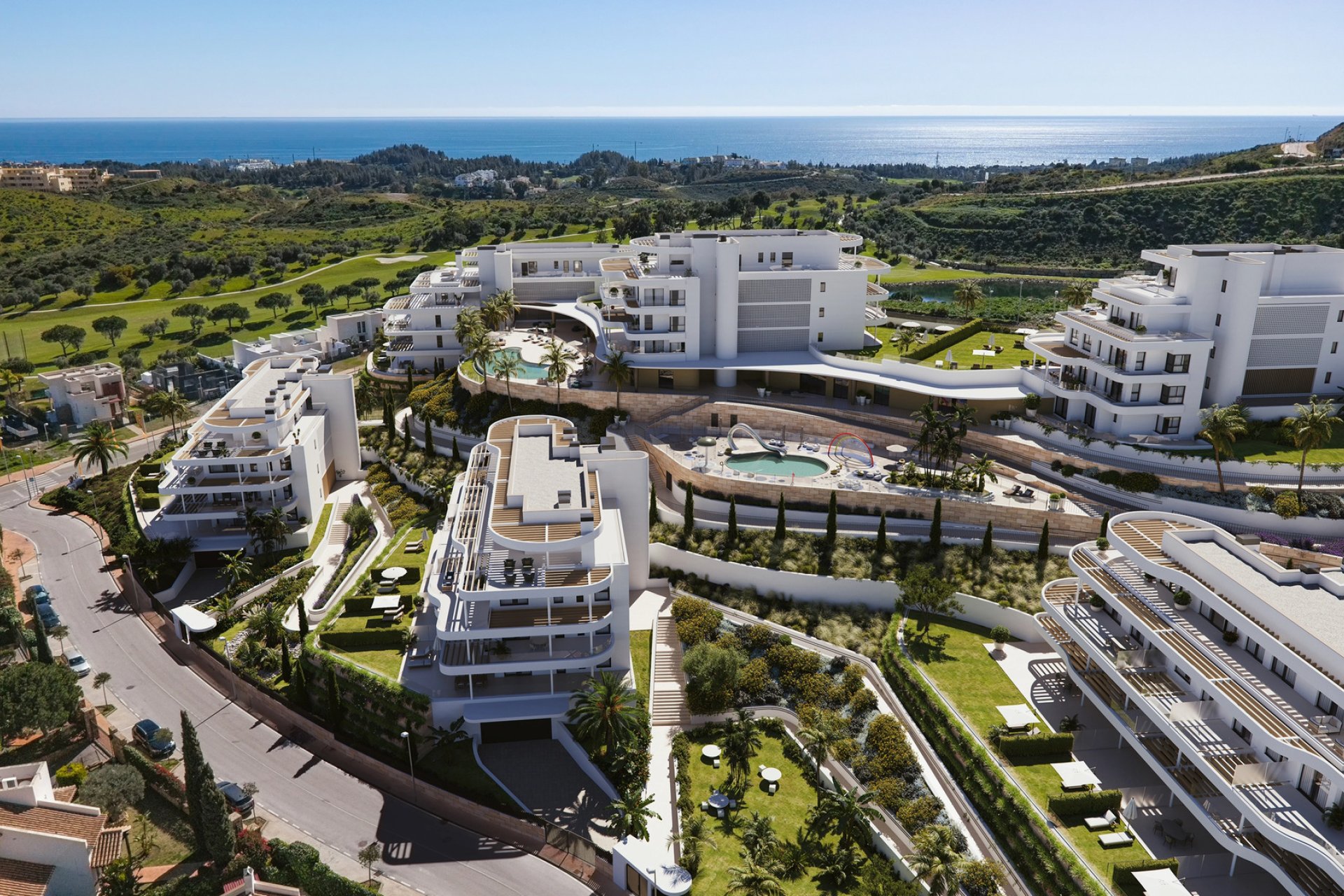 Nowy budynek - apartment - Las Lagunas de Mijas