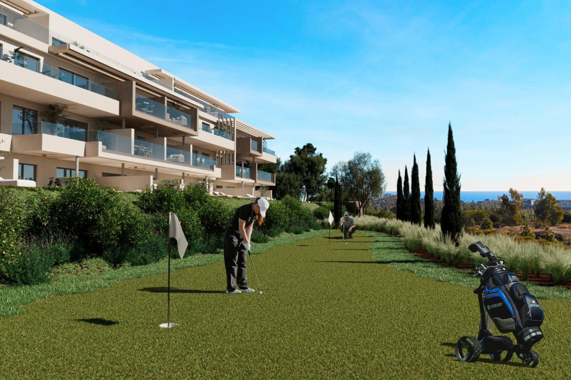 Nowy budynek - ground-floor - Las Lagunas de Mijas