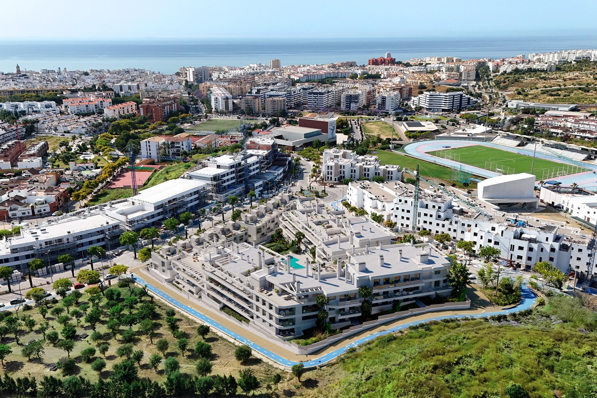 Nowy budynek - terraced - Estepona