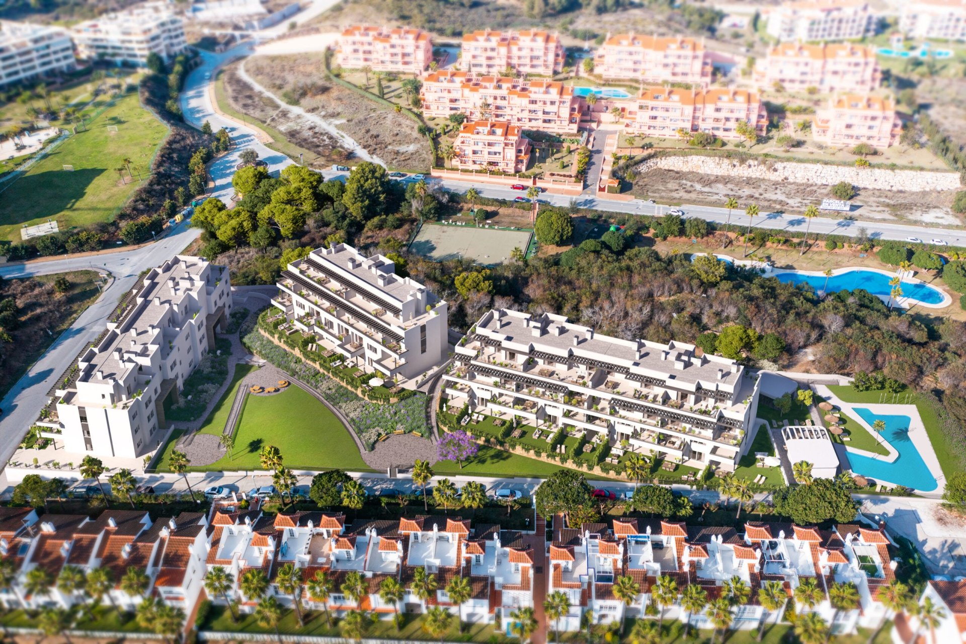 Új építés - apartment - Las Lagunas de Mijas
